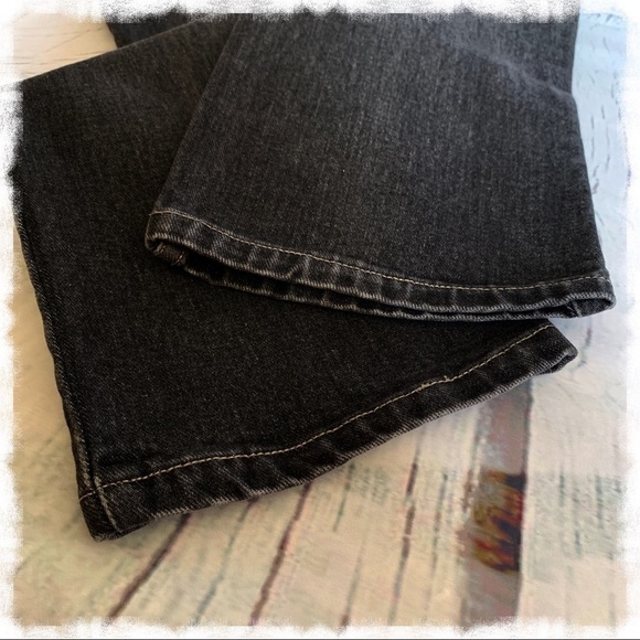 Club MONACO Black Wash Straight Leg Jeans - Picture 5 of 6